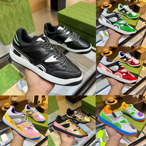 Дизайнерские мужские и женские кроссовки, винтажные кроссовки на платформе, кожаные баскетбольные кроссовки, низкий стиль, много цветов EU35-46 с коробкой 529