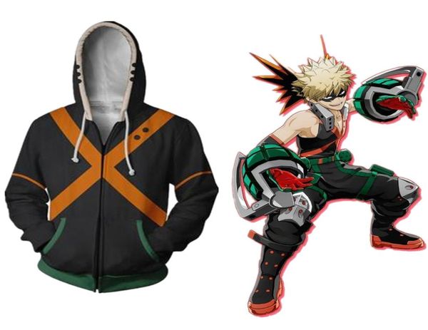 ASIAN TAGNE Giappone Anime My Hero Academia Boku No Hero Academia Kohei Horikoshi Costume COSTUTTO MANSEVE LUNGA CAPPEGGI