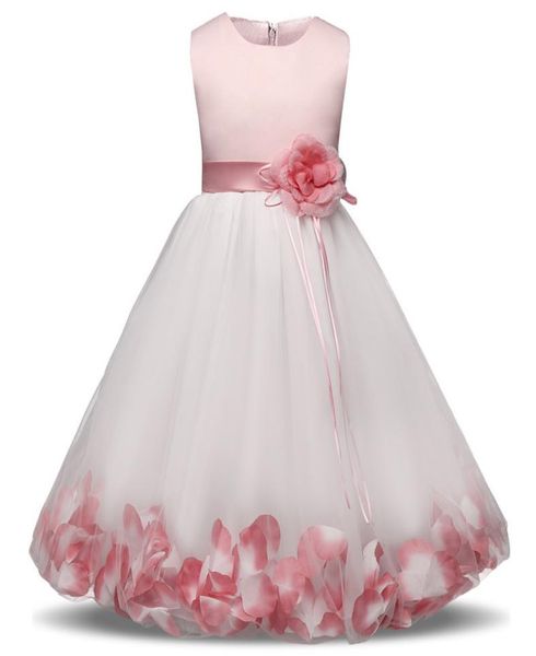 Girl039s Kleider für 410 Jahre Kinder, Blumen-Brautjungfernkleider für Mädchen, Hochzeit, elegantes Prinzessinnen-Party-Festzug-Kleid, formelles Kleid 5550431