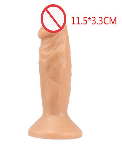 45-дюймовый реалистичный мини-дилдо для женщин, силиконовый пенис с сильной присоской, женская мастурбация, игрушки для члена, вагинальный секс-игрушки1549339