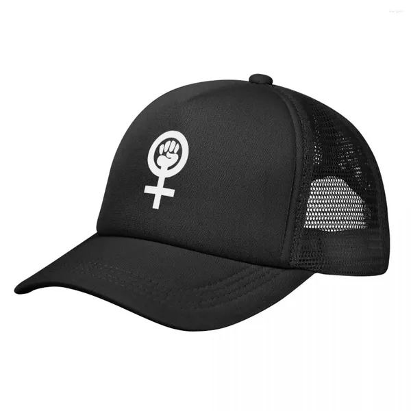 Berretti Berretto da baseball femminista per uomo Donna Cappelli da camionista snapback sfusi Maglia da pesca unisex regolabile