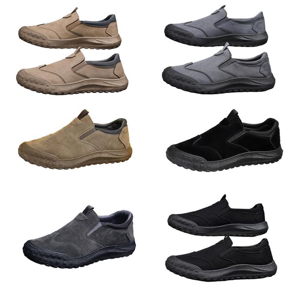 Scarpe da uomo, nuovo stile primaverile, scarpe pigre da un piede, scarpe comode e traspiranti per la protezione del lavoro, tendenza da uomo, suola morbida, scarpe sportive e per il tempo libero Scarpe casual 41 a111