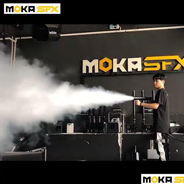 Fog MachineBubble Machine Stage CO2 DJ Gun Blaster Cryo Handheld Jet Hine Spezialeffekte Fog Nebel für Party Disco Club Drop Dhudj