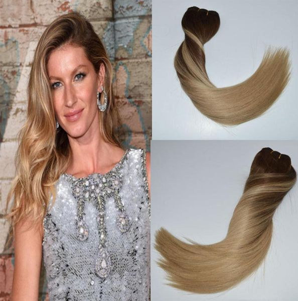 Заколка для человеческих волос с эффектом омбре, цвет для наращивания волос Remi, от средне-коричневого до пепельно-русого, от 4 выцветания до 18, шелковистые прямые 14quot24quot 18657461