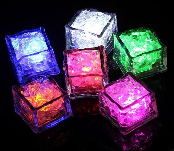 LED che illumina i cubetti di ghiaccio, lampeggia lentamente, cambia colore, cambia luce senza interruttore, festa di nozze, decorazione di Halloween8006018