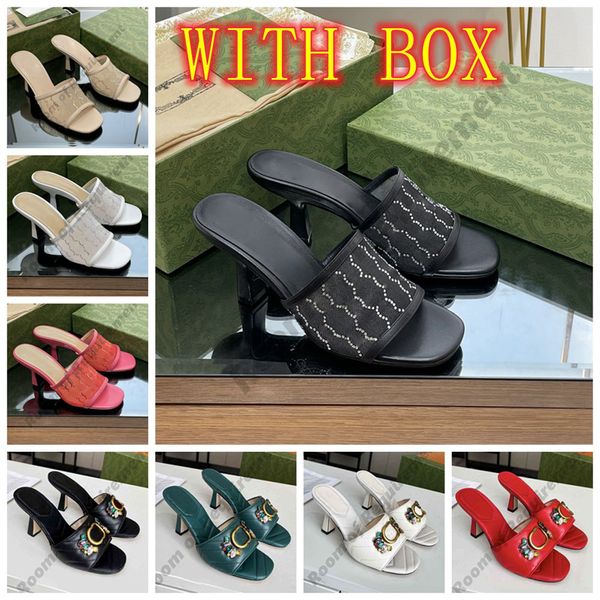 2024 Cosmogonie Bunte Strass-Kristall-Siebdruck-Plateau-Pumps-Sandalen 7,5 cm High Heels Sandalen Stiletto High Heel glatte Kleidschuhe Damen Pumps mit Box