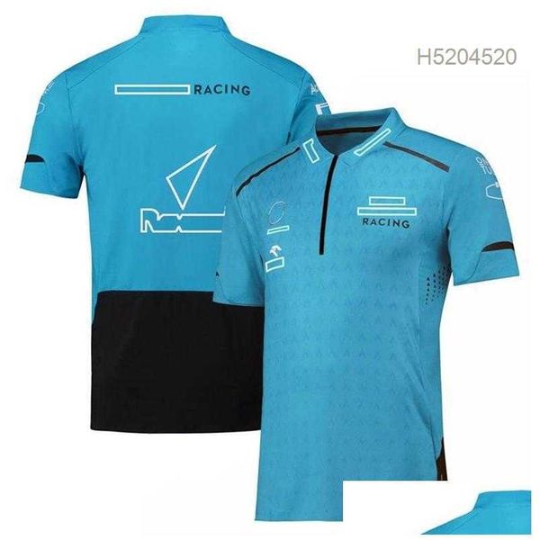 Polos masculinos Vestuário de motocicleta F1 Team Camiseta Nova Nded Camisa Mens Racing Series Sports Top Drop Delivery Mobiles Acessórios de motocicletas personalizáveis Gfxd