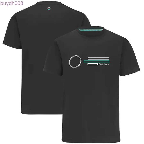 Qq7w Polo da Uomo F1 Tuta da Lavoro da Corsa Car Team T-shirt a Maniche Corte Fan Quick Dry Manica Corta Girocollo Abbigliamento da Lavoro Sportivo per Auto Personalizzabile