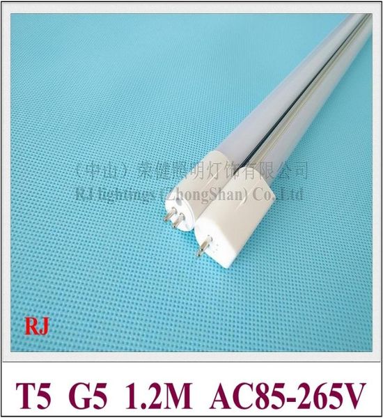 T5 LED Tüp Işığı G5 T5 LED floresan tüp lambası 1200mm 12m 4ft SMD 2835 20W T5 sürücüsü AC85V265V Giriş Alüminyum PC2888783