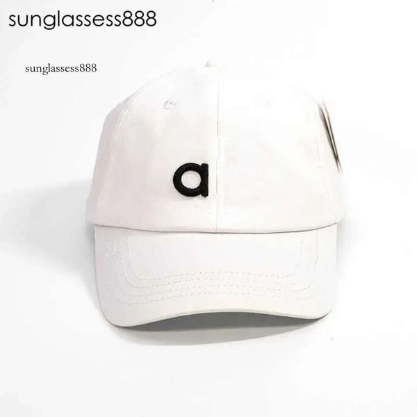 dghate Baseballkappe 23SS Designer Al Ball Cap Yoga Baseball Mode Sommer Frauen Vielseitig Großer Kopf Surround Show Gesicht Kleine Sonnenblende Hut Tragen