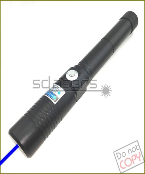 SDLasers SD960A Высокая мощность с регулируемым фокусом, 450 нм, одиночная синяя лазерная указка, лазерный фонарик с видимым лучом253T1174958