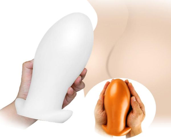 Big Egg Анальная Анальная Пробка Grande Buttplug Массажер Простаты Dilatodor Consalador Анальный Tapon Фаллоимитаторы Игрушки Для Взрослых Секс-Игрушки Для Мужчин Женщин9662891