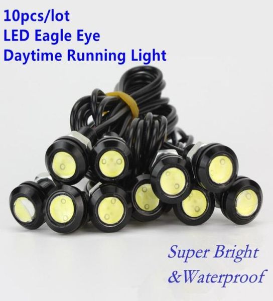 10PCS LED Mini Eagle Eye Parkplatz Tagfahr Rücklicht Backup DRL Nebel Lampe Bolzen auf Schraube Auto Beleuchtung LED agle Eye lamp5186003