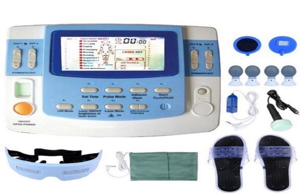 Clinica multifunzione a bassa frequenza Uso dispositivo medico ad ultrasuoni TENS EMS Riscaldamento a infrarossi fisioterapia terapia ad ultrasuoni unità di tens7372124