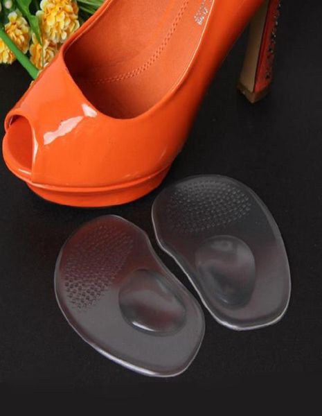 Solette per scarpe in silicone per avampiede con sfera in gel di silice Solette per scarpe da donna039s Cuscino per tacco alto Supporto per polpaccio Piedi Cuscinetti per la cura delle palme Acces5756005