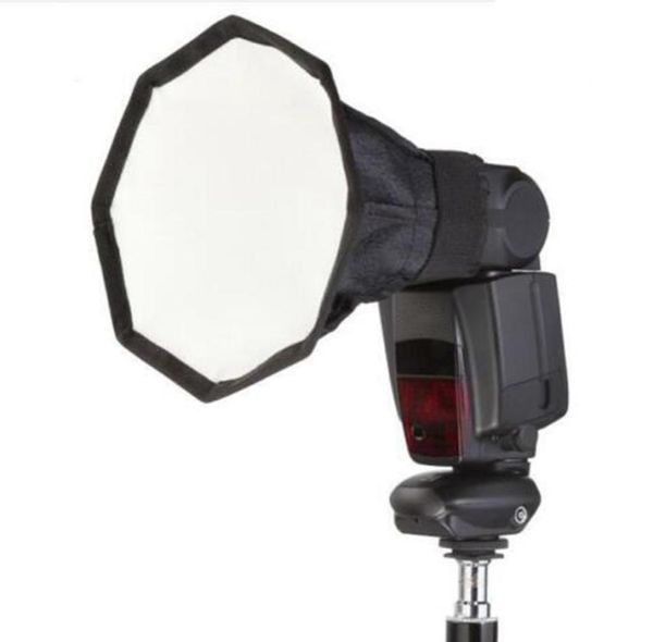 Evrensel SLR Kamera Üst Flaş Difüzör Sekizgen Kamera Kapağı Yumuşak Kutusu 30cm Taşınabilir Speedlite PO Studio Yongnuo3253919