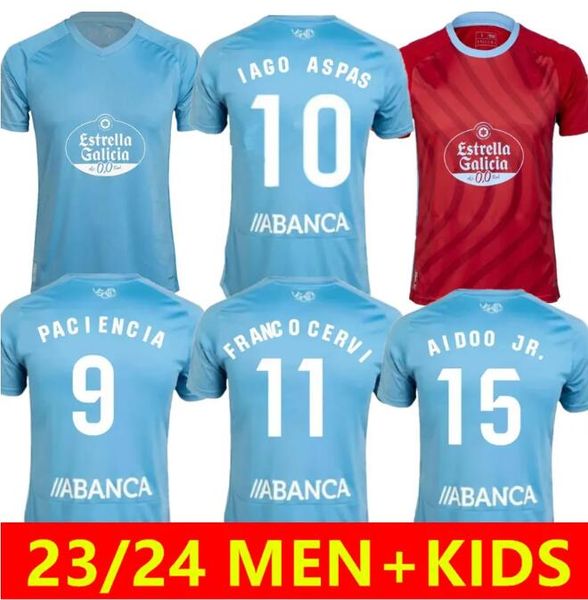 2023 24 Erkek T-Shirtsrc Celta de Vigo Ev ve Uzak Tişörtler Kişiselleştirilmiş Özel Gömlekler