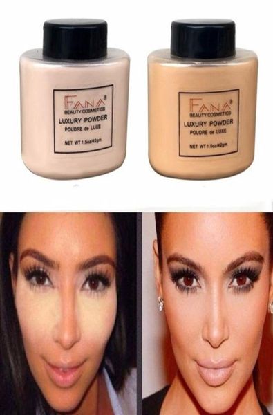 FANA Smooth Oil Control Loose Powder Beauty Concealer Setting Baked Powder Mineral Skin Finish Gesichts-Make-up Bananenpulver 00108297826