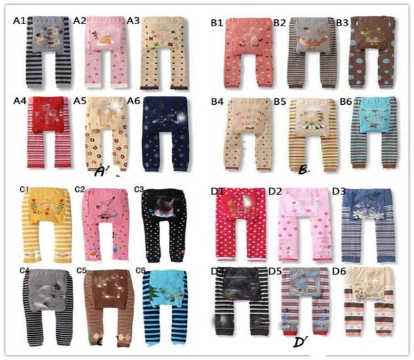 Novas crianças bonito animal pp calças calças do bebê mais quente collants leggings criança cão elefante panda ovelha calças 7696811