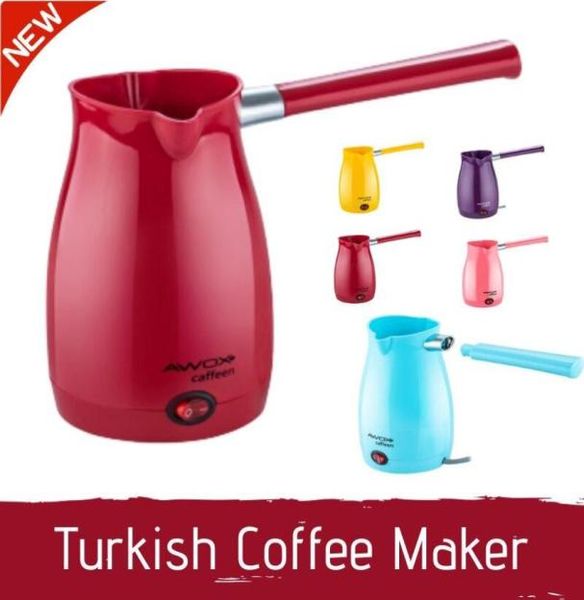 Awox Tragbare elektrische türkische Kaffeekanne, elektrische Espressomaschine, Wasserkocher für gekochte Milch, Büro, Zuhause, Geschenk 4042711