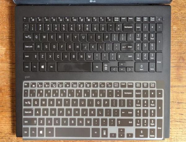 Capas de teclado para LG Gram 17Z90N 17Z90P 2021 17Z95N 17quot Laptop Silicone Capa Skin Protector9916577