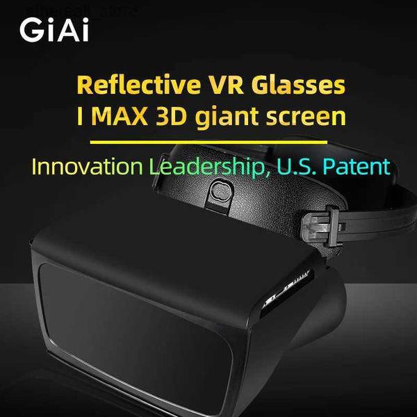 VR/AR Dispositivos óculos de realidade Virtual reflexão VR óculos caso para acessórios do telefone móvel para lentes de câmera 3D Q240306