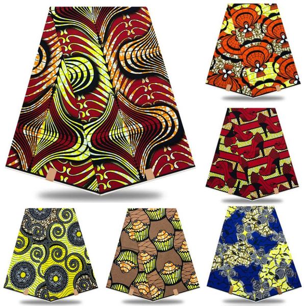 2020 Ankara Afrikanische Baumwolle Wachs Druckt Stoff Afrikanisches Wachs Hohe Qualität Afrikanische Echt Angola Wachs Stoff Für Party Kleid XDR03 T2005291360302