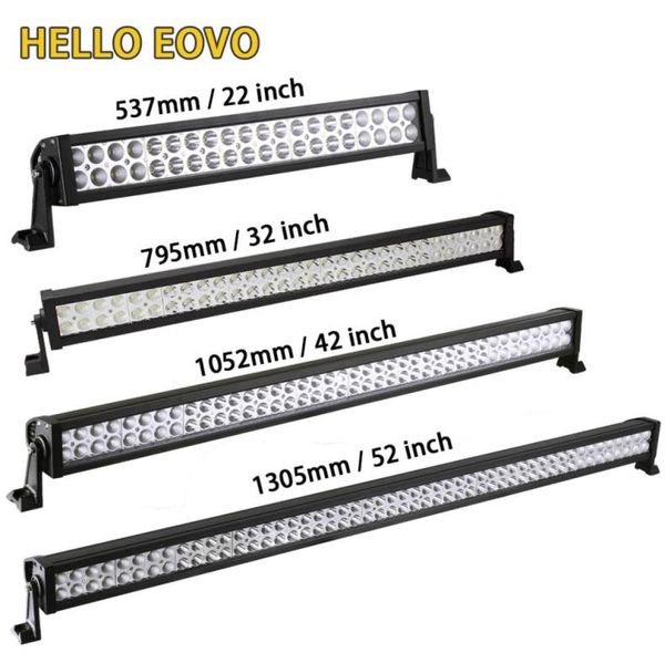 HELLO EOVO 22 32 42 52 Zoll LED-Lichtleiste LED-Stab-Arbeitslicht für das Fahren im Gelände, Auto, Traktor, LKW, 4x4, SUV, ATV, 12 V, 24 V9196007