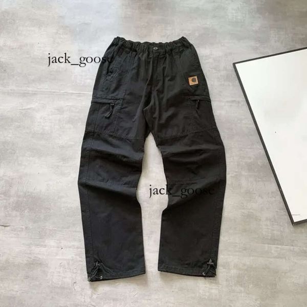 Carhartts Pants Carhart Pant Tasarımcı Mens Pants Sokak Gevşek Jogger Kadın Düz Çalışma Tulumları Pantolonlar Kargo Hip Hop Baskı Kot Pantolon 919