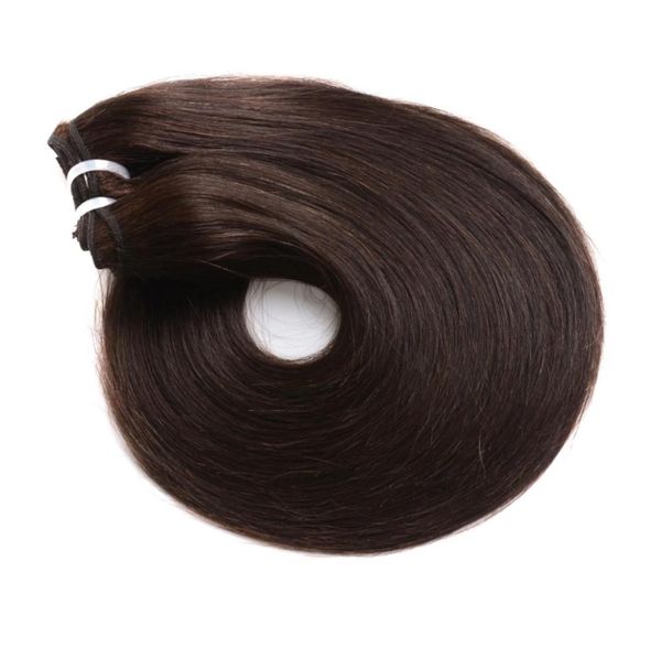 Extensões de cabelo virgem brasileiro grampo de cabelo reto em 2/4 cores cabelo humano não processado tece 7 peças conjunto de cabeça cheia 70140g3701633