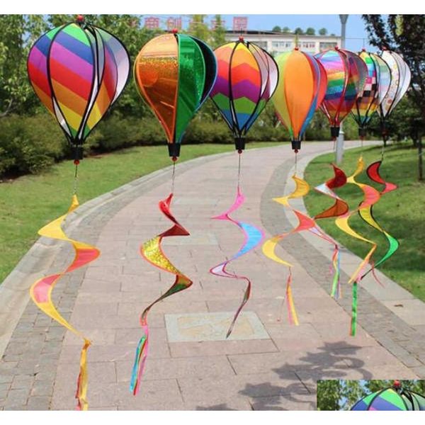 Outros suprimentos de festa de evento Balão de ar Windsock Decorativo Exterior Quintal Jardim DIY Cor Wind Spinners5627246 Drop Delivery Home Fe DHDM4