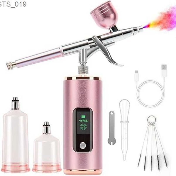 Körperfarbe 46 PSI Airbrush-Set mit Kompressor, geeignet für Modellfarbe, Tattoo, Maniküre, Kosmetik-Set