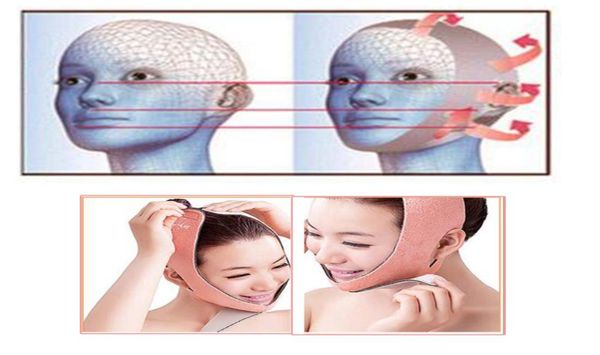 Maschera cosmetica coreana Benda dimagrante sottile Doppio mento Prodotti per la cura della salute Massaggio del viso7569720