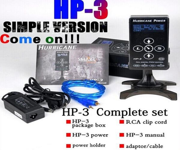 WholeAdvanced Quality Compact Version Hurricane Power Supply HP3 Screen Touch Tech per macchinette professionali per tatuaggi 3596945