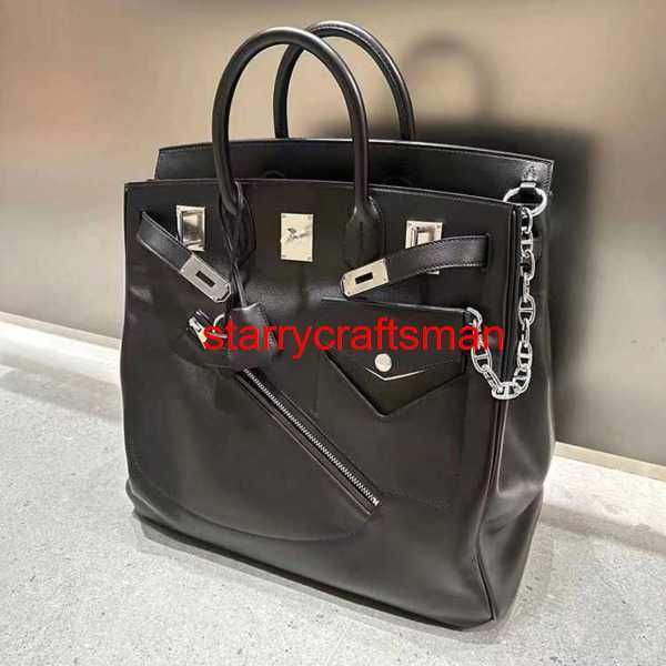 Borsa fatta a mano in vera pelle Borsa Bk40 fatta a mano in edizione limitata Borsa 2024 Borsa da viaggio per pendolari da uomo e da donna Borsa da viaggio Versione personalizzata con logo HB5B