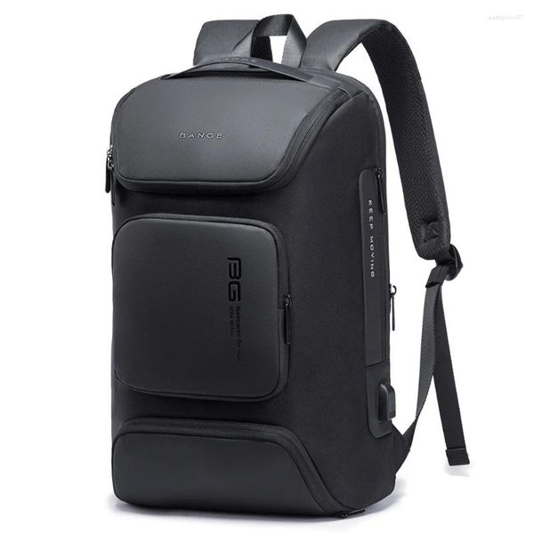 Рюкзак Противоугонная и водонепроницаемая многофункциональная большая вместительная сумка для ноутбука для деловых поездок с USB-портом для зарядки