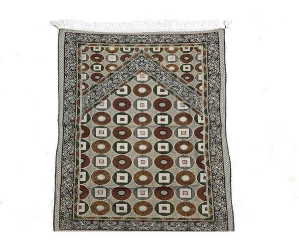 Todo 70x110cm Fino Islâmico Muçulmano Oração Mat Salat Musallah Oração Tapete Tapis Tapete Tapete Banheiro Isl JllnET8138723