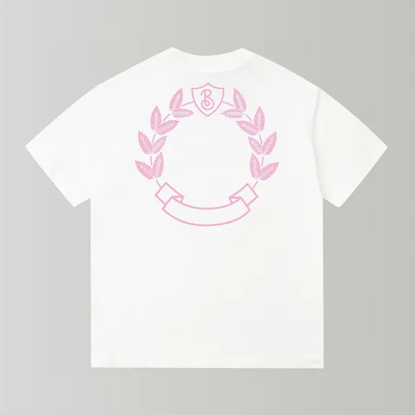 T-shirt da uomo Plus Polo Hip Hop Muscle Fit Orlo curvo Cotone bianco Stampa personalizzata Uomo Donna T Shirt Casual Quantità Tendenza s-xl 6Rd