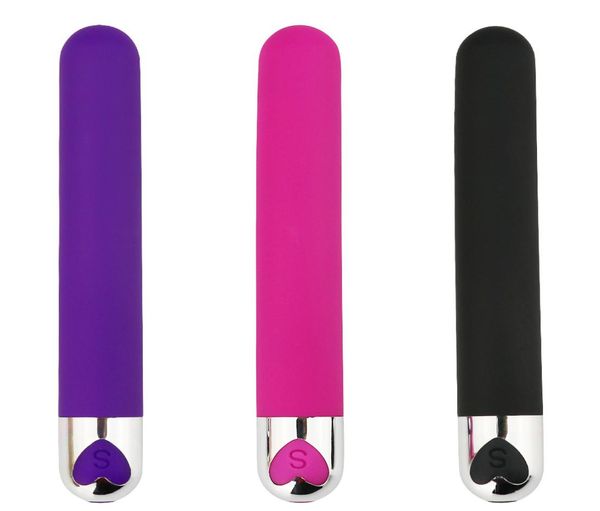 10 velocità USB USB GSPOT GSPOT Massager Mini proiettile Av Vibratore DILDO Strong Vibration Clitoris Spilulatore Sex Toys for Women8840343