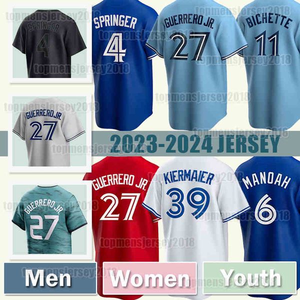 27 Vladimir Guerrero Jr. Maglia 2 Justin Turner Baseball Bo Bichette Kevin Gausman Chris Bassitt Santiago Espinal Yimi Garcia Yusei Kikuchi Nathan Lukes Jose Berrios