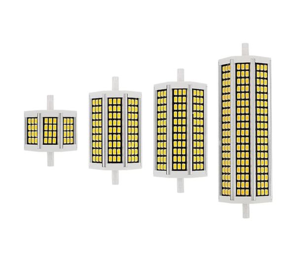 10w 20 25 30 r7s lâmpada de milho led 78mm 118mm 135mm 189mm ac 110v 220v smd 5730 lâmpada substituir luz halógena holofote lighting3927581