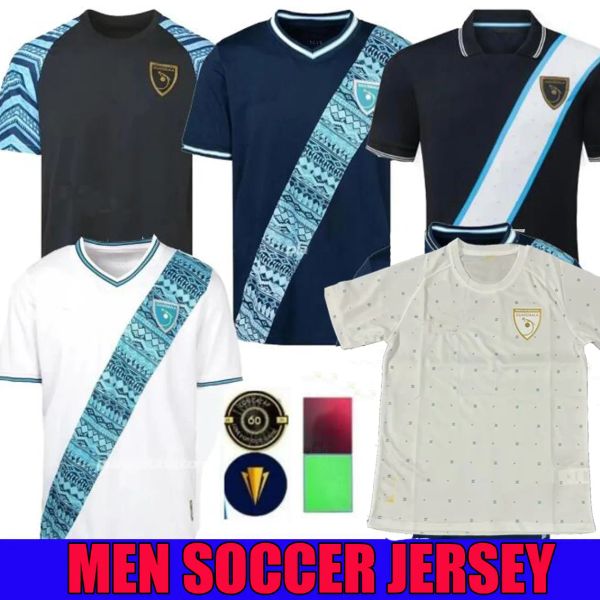 2023 2024 Guatemala Nationalmannschaft Herren-Fußballtrikots dritte 23 24 LOM CEBALLOS PELEG OSCAR SANTIS Home White Away Football Shirts Training Erwachsene Uniformen