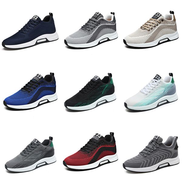 Herren Sport GAI Schuhe atmungsaktiv schwarz weiß grau blau Plateauschuhe atmungsaktive Walking Sneakers One