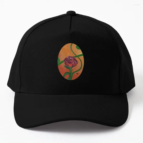 Бейсбольная кепка с розовой лозой Шляпа от солнца Шляпа для папы Мужчина Для Солнца Женщина Муж.
