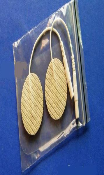 20 Stück Mini Premium selbstklebende Elektrodenpads, rund, wiederverwendbare Ersatz-Massagepads für Tens UnitEMS Face Beauty Pulse Massa8325660
