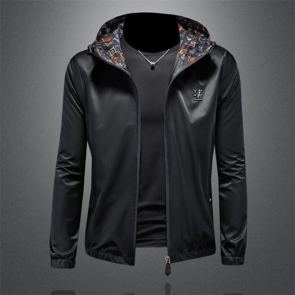 2024 Novos Designers de Luxo Mens Jaquetas Homens À Prova D 'Água Wind Breaker Casaco Zipper Hoodie Jaqueta Secagem Rápida Esporte Outwear Masculino Trench Coats Tamanho M-5XL