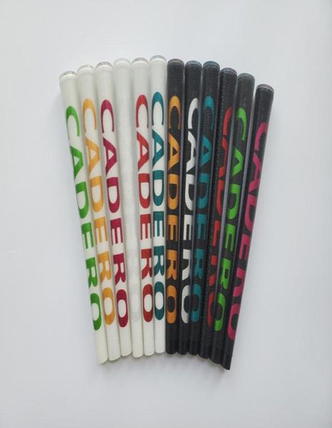 Brand New 10PCSPACK CADERO Golf Grips Padrão CADERO Rubber Color Golf Clubs Grips 12 cores disponíveis7874473