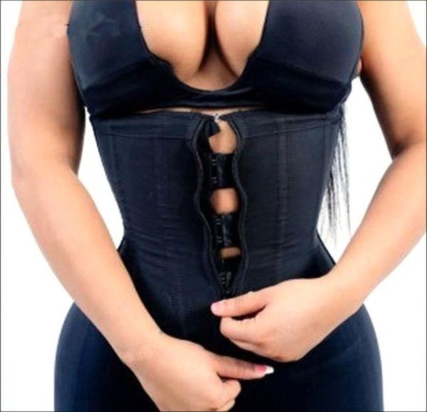 Taille Unterstützung Korsett Body Shaper Latex Trainer Zipper Unterbrust Schlanke Bauch Cincher Abnehmen Slip Gürtel Shapewear Frauen7930618