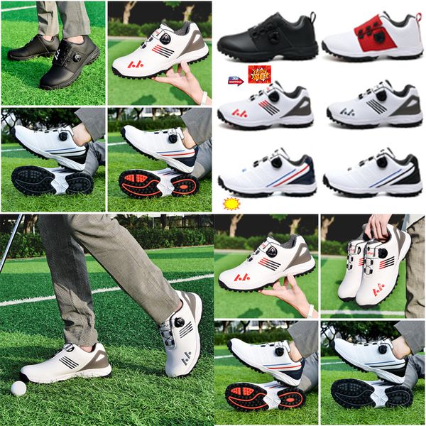 Outros produtos de golfe Sapatos de golfe profissionais homens mulheres luxo roupas de golfe para homens sapatos de caminhada golfistas atléticos tênis masle gai