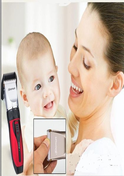 Máquina de cortar cabelo profissional para bebês, aparador de cabeça de cerâmica, baixo ruído, cortador de precisão infantil, barbeiro, cabeleireiro, crianças ha1825578
